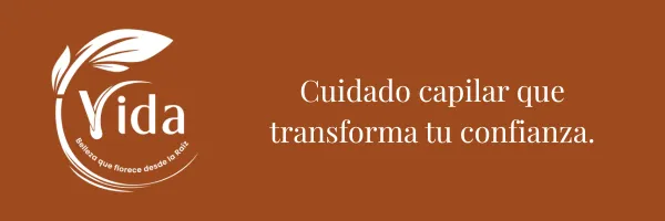 Logo white vida hair